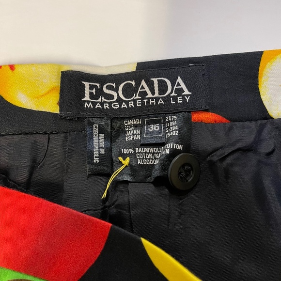 Vintage Escada Apple Short Mini Skirt 36 - Picture 3 of 4